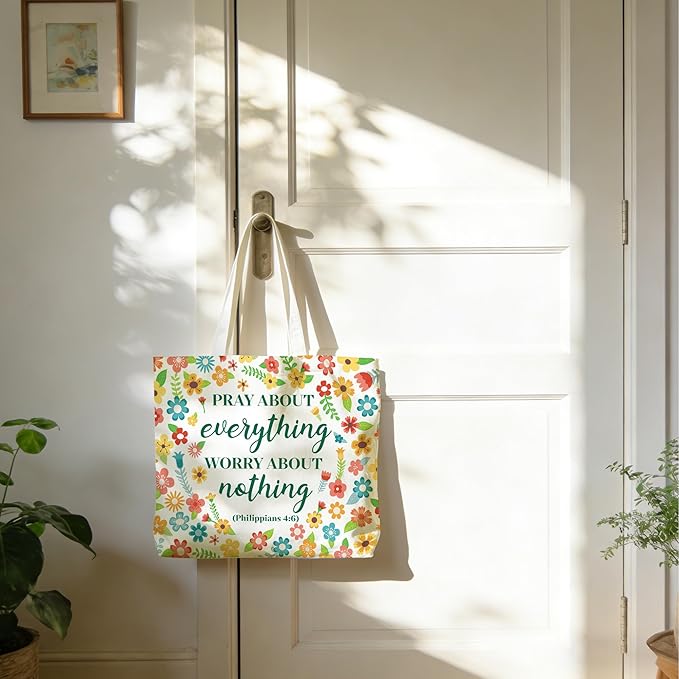 Tote Bag For Women Man, Reusable Work Shopping Grocery Shoulder Bags