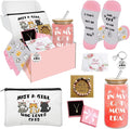 Cat Lover Gifts for Women, Cats Mom Gifts for Mothers Day Birthday Christmas, Cat Gift for Women Crazy Cats Lady Essentials(White)