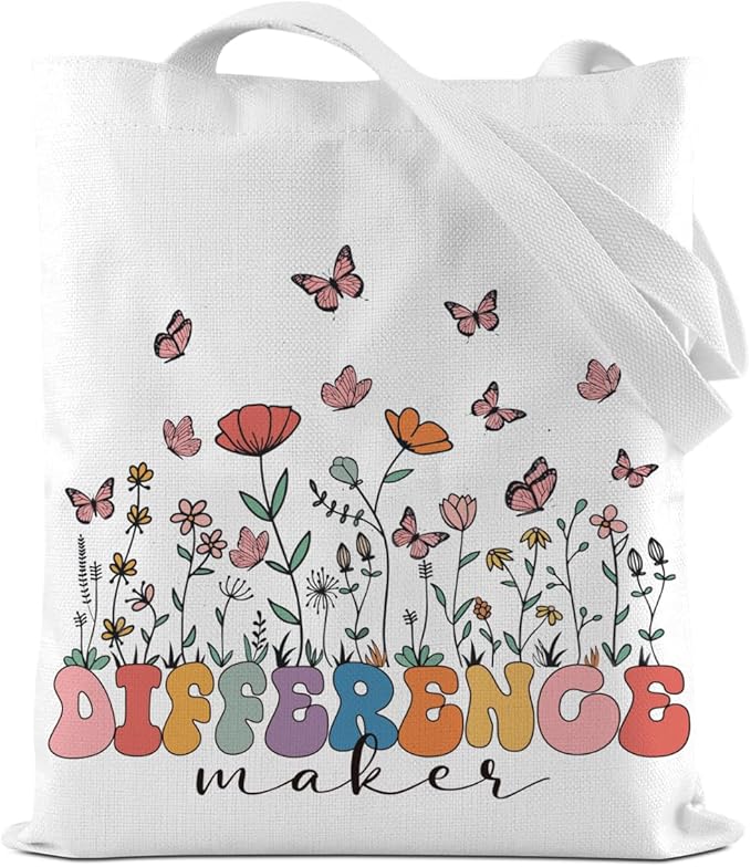 Turtle Gifts Shark Gifts Tote Bag, Hedgehog Horse Gifts for Women Girls, Animals Reusable Grocery Bag Shopping Bag
