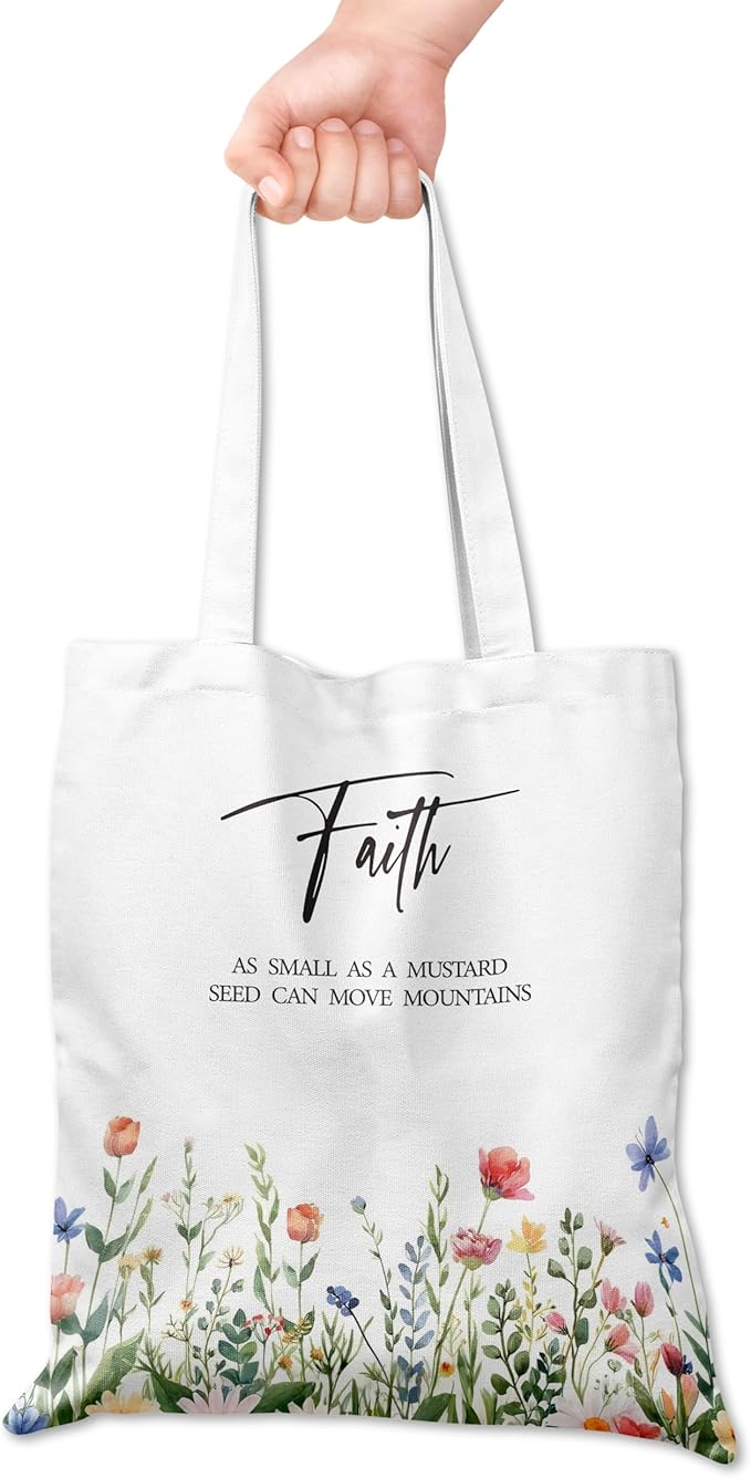Grace Yonks Cute Canvas Tote Bag – Aesthetic Large Reusable Bag