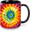 Tie Dye Coffee Mug 11OZ Funny Ceramic Tea Cup Kitchen Decor Novelty Mugs for Home Office Travel