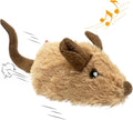 PETGEEK Gigwi Interactive Cat Toys for Indoor Cats, Moving Toy for Bored Indoor Adult Cats, Automatic Electronic Moving Mouse Cat Toys with Realistic Squeaky, Kitten Toys for Hunting Play Exercise