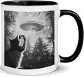 AlienCat Selfie UFO Coffee Mug - Funny Cat Gifts For Women, Men, & Cat Lovers - Perfect For Birthday, Halloween, Christmas - 11 oz