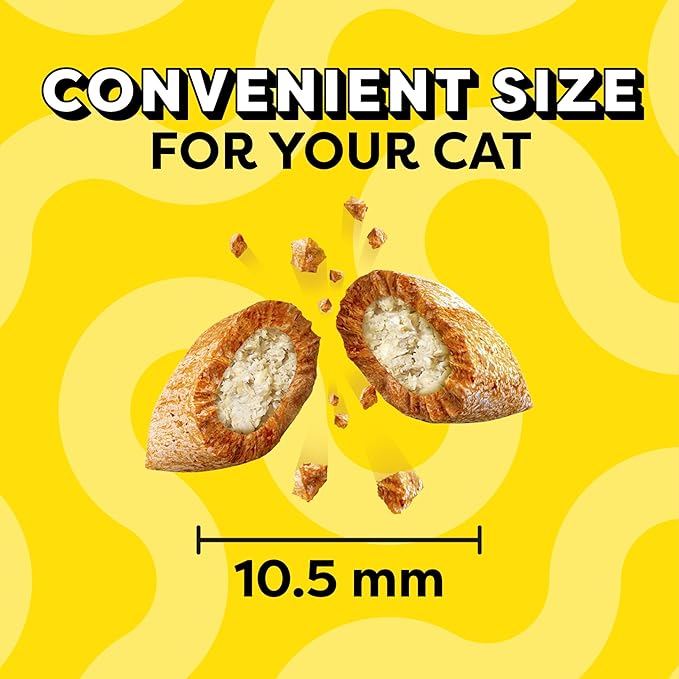 Temptations Cat Treats MixUps Surfer's Delight, Tuna, Shrimp, Salmon Flavor, Crunchy and Soft Cat Treats, 3 oz. Pouch (Pack of 12)