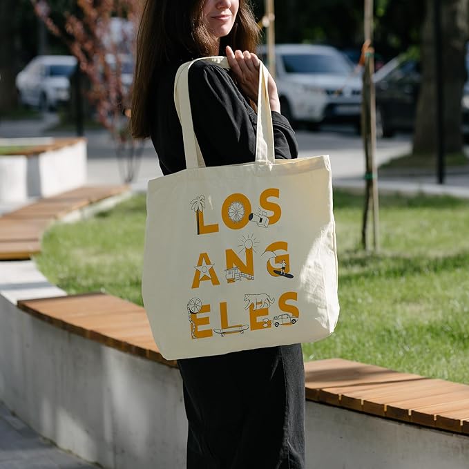 Tote Bag For Women Man, Reusable Work Shopping Grocery Shoulder Bags