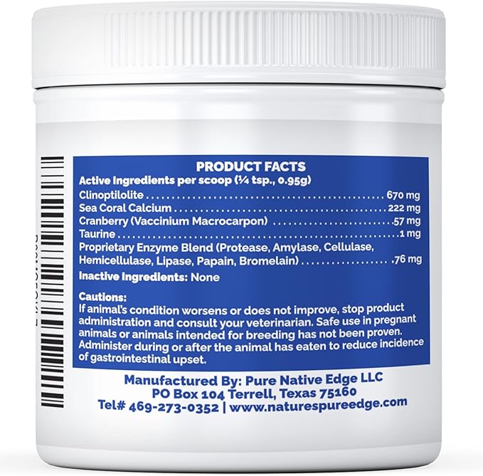 Periodontal Support Dental Powder for Dogs & Cats – Teeth Cleaning Supplement with Free Finger Toothbrush – Helps Reduce Bad Breath, Plaque & Tartar – Supports Healthy Teeth & Gums – 200g
