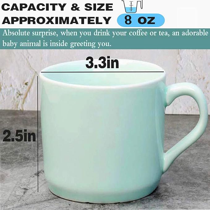 Dolphin Cute Cartoon Animal Fathers Day Gift For Dad And Grandpa - Coffee 8 oz Mug. Unique Gifts Idea For Men Husband!