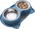 Slow Feeder Dog Bowls & Cat Bowls, AKEISHE 3-in-1 Stainless Steel Pet Food Dish with Non-Slip Base, Fun Maze Design to Prevent Bloating, Choking & Overeating for Fast Eaters