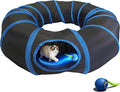 Interactive Cat Toys, Fast Rolling Toy Ball in Cat Tunnel, Automatic Cat Toy for Indoor Cats, Cat Hunting Toys for Indoor Cats