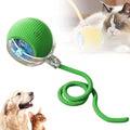2026 Interactive Rolling Cat Dog Ball Toy – Smart Automatic Self-Moving Pet Toy, Upgraded Smart Automatic Electric Dog Ball for Bored Cats and Dogs (Green)