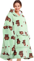 Narecte Cozy Oversized Blanket Hoodie Wearable Blanket Adults Soft Hooded Blanket Hoodie Birthday Gifts for Women Christmas