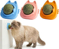 Catnip Balls for Cats Wall - 3 Pack Edible Kitty Toys for Cats Lick - Safe Healthy Kitten Chew Toys - Teeth Cleaning Dental Cat Toys - Silvervine 2 Inch Pink Blue Orange