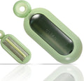 Lint Roller Resuable for Clothes, Magic Self- Cleaning Pet Hair Remover for Cats Dogs Fur, Portable Washable Pet Hair Removal Tool Brush for Curtain, Carpet, Bedding, Sofa, Couch, Green