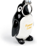 Gifts for Him Her Boyfriend Girlfriend, To My Love Handmade Ceramic Mini Penguin Anniversary Birthday Gifts for Women Men, Romantic Valentines Forever Lover Gifts for Wife Husband Couples Cute Decor