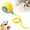 2026 Interactive Rolling Cat Dog Ball Toy – Smart Automatic Self-Moving Pet Toy, Upgraded Smart Automatic Electric Dog Ball for Bored Cats and Dogs (Yellow)