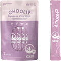 Choolip Squeeze Vita Stick Lickable Cat and Dog Treats, 7-Count Skin and Coat Support, Salmon and Pollack with Biotin and Vitamin E, Vet-Formulated