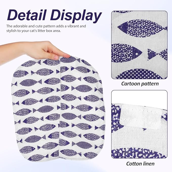 Automatic Cat Litter Box Curtain Self Cleaning Litter Box Door Curtain for Self Cleaning Cat Litter Box