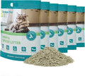 Gardner Pet Natural Tofu Cat Litter, Cat Litter with Green Tea Extract – Dust-Free, Fast Clumping, Flushable, and Odor Control for Multi-Cat Homes/6lbs x 6 Pack