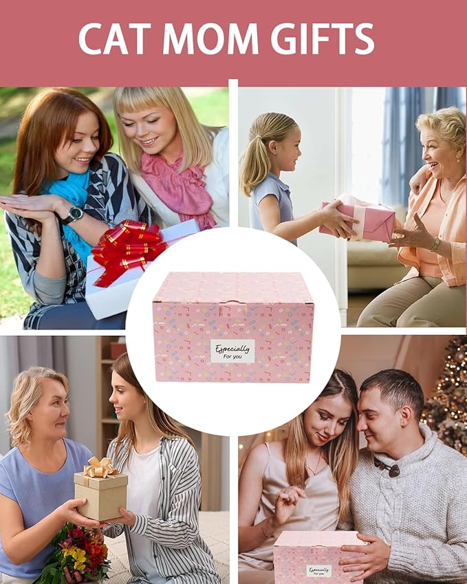 Cat Lover Gifts For Women, Gift for Cats Mom, Birthday Gifts for Women, for Mother's Day, Birthday