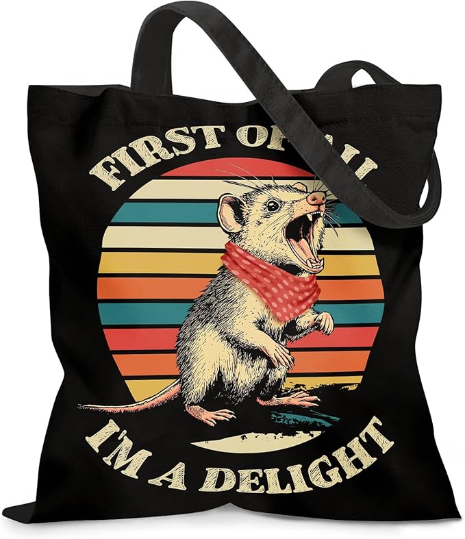 Aesthetic Canvas Tote Bag for Women - with Magnetic Snap Closure & Zipper Inner Pocket Reusable Bag for Shopping