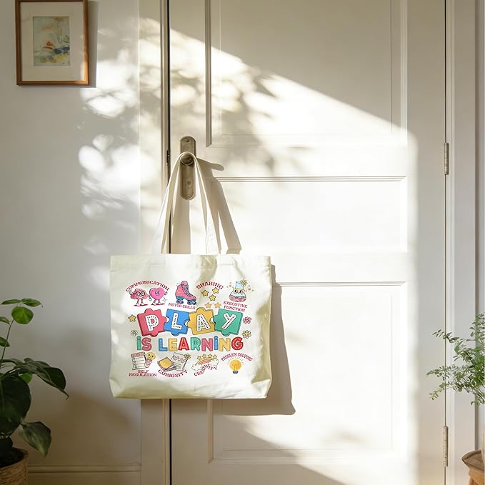 Tote Bag For Women Man, Reusable Work Shopping Grocery Shoulder Bags