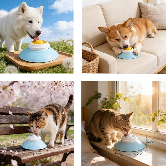 Dog Lick Ball,Licking A Ball Add More Fun Bowl, Dog Lick Ball Bowl,Licking A Ball for Dogs,Slow Down Eating Speed and Add More Fun for Your Dog and Cats. (W*3PCS)