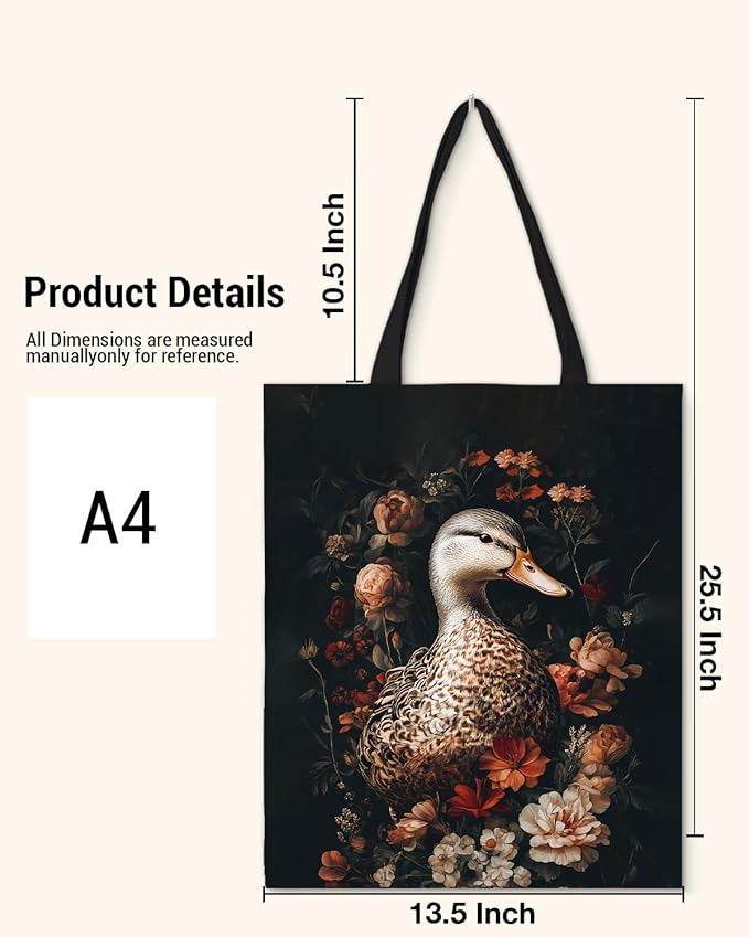 Canvas Tote Bag for Women Aesthetic Reusable Grocery Shoulder Bag for Shopping Work Travel Beach Teacher-05