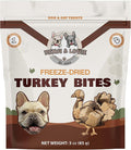 Benji & Louie Freeze Dried Turkey Bites for Dogs & Cats – Single Ingredient Treats, Grain-Free – 3 oz (85 g) (Turkey)
