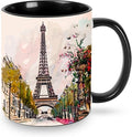 Paris Eiffel Tower Coffee Mug 11OZ Funny Ceramic Tea Cup Kitchen Decor Novelty Mugs for Home Office Travel