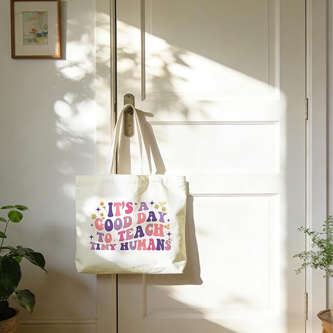 Tote Bag For Women Man, Reusable Work Shopping Grocery Shoulder Bags