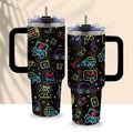 Gaming Gifts for Men Boys, Gamer Gifts for Men, 40oz Gamer Tumbler Cup, Gaming Mugs, Teen Boy Gift Gamings Stuff, Gaming Gamepad Present for Son, Birthday Gift for Him Boys Gamings Cup(Style4)
