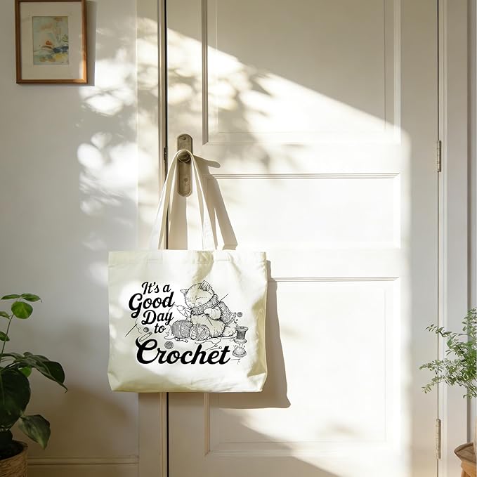 Tote Bag For Women Man, Reusable Work Shopping Grocery Shoulder Bags