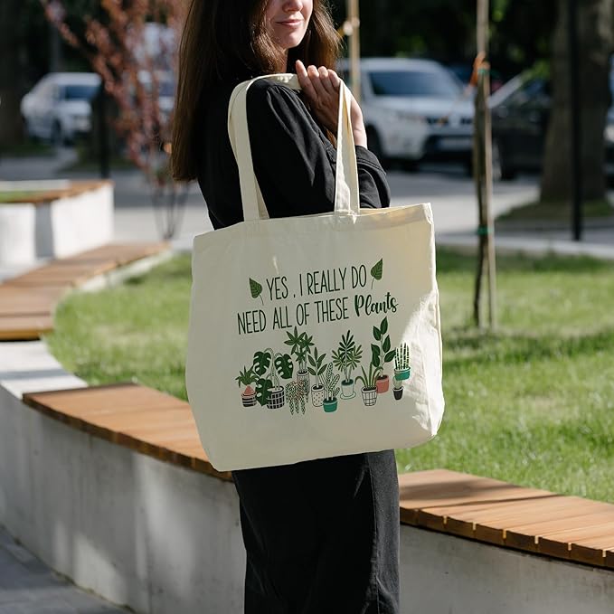 Tote Bag For Women Man, Reusable Work Shopping Grocery Shoulder Bags