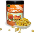 Freeze Dried Pumpkin Dog & Cat Treats, Single Ingredient Natural Pumpkin Snacks, High Fiber Digestive Support, Grain Free Healthy Pet Training Treats & Food Topper 3.5 oz