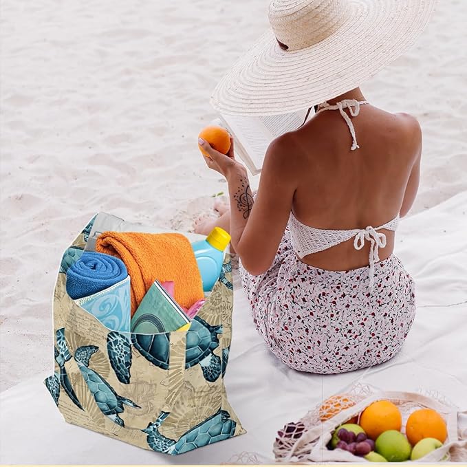 Hanamiya Na Tote Bag with Zipper Pockets, Tote Bag Reusable Shopping Grocery Bags Birthday Gifts for Women, Weekender Bags