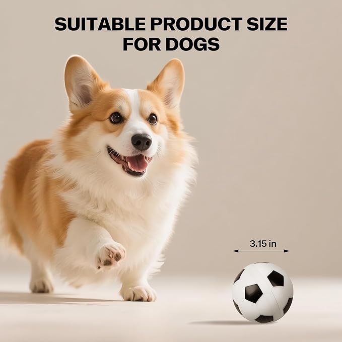 Pet Prime Interactive Dog Ball Toy Automatic Active Rolling Ball for Dogs Motion Activated with LED Light Rechargeable Self Moving Toy for Small Medium Large Dogs to Play