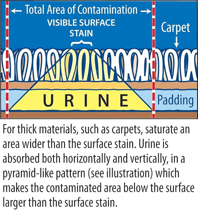 Pet Urine Odor Eliminator and Remover for Cat and Dog Urine, Oxidizer Based Pee Cleaner Destroyer for Carpets, Rugs, Mattress, etc. 128 Oz (1 Gallon)
