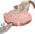 Interactive Cat Toys for Indoor Cats Fast Rolling Ball, Automatic Motion Activated Ball, Hide and Seek for Indoor Exercise Toys, Real Bird Squeaky for Kitten Exercise Kicker