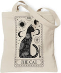 Pets Lover Gifts Tote Bag for Women, Dogs Cats Bee Aesthetic Canvas Bag with Inner Pocket