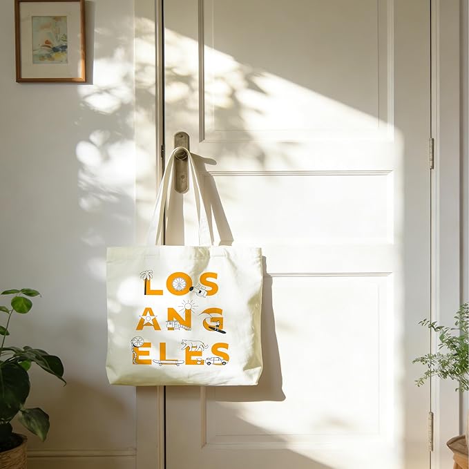 Tote Bag For Women Man, Reusable Work Shopping Grocery Shoulder Bags