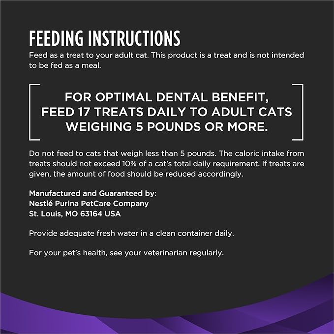 Purina Pro Plan Veterinary Diets Dental Bites Cat Treats - 1.8 oz. Pouch
