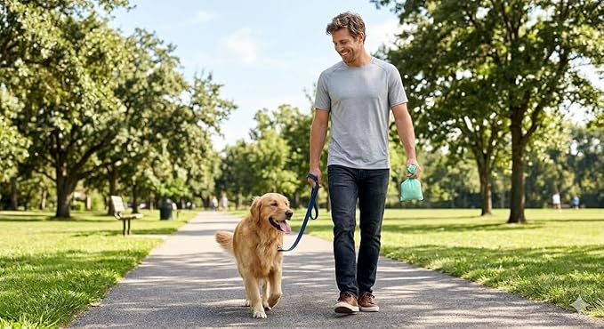 BOS Odor-Sealing Dog Poop Bags for Pet Waste - Disposal Doggy Bags - Scent & Smell Free (Pack of 2)