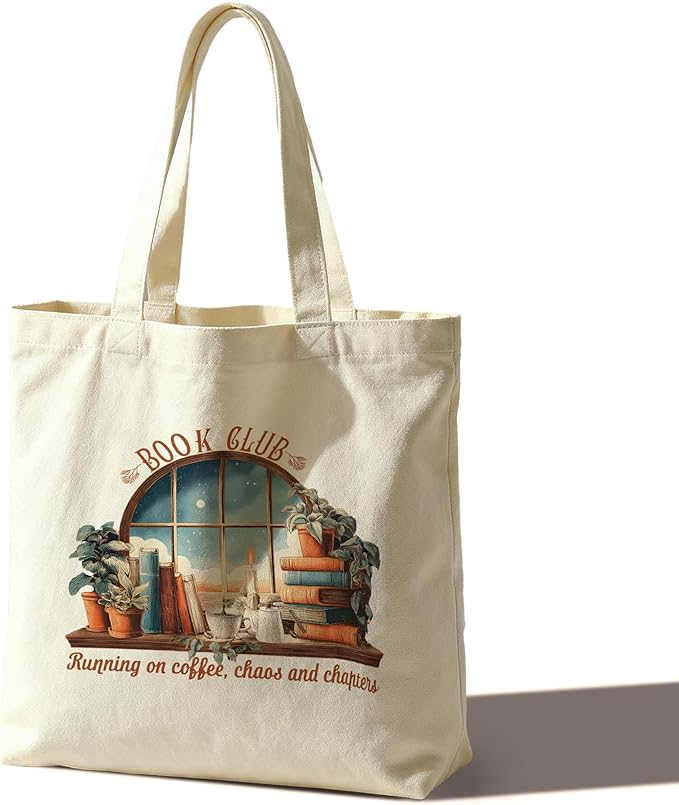 Tote Bag For Women Man, Reusable Work Shopping Grocery Shoulder Bags