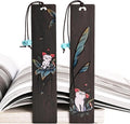 ZQZYMXQ 2Pcs Cute Bookmarks for Women & Kids, Book Markers for Women, Cat Gifts for Cat Lovers & Bookworm Gifts