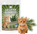 Cat Litter Deodorizer Powder - Litterbox Odor Eliminator - Smell Absorber for Litter Box and Scent Neutralizer (7 oz, Pine)