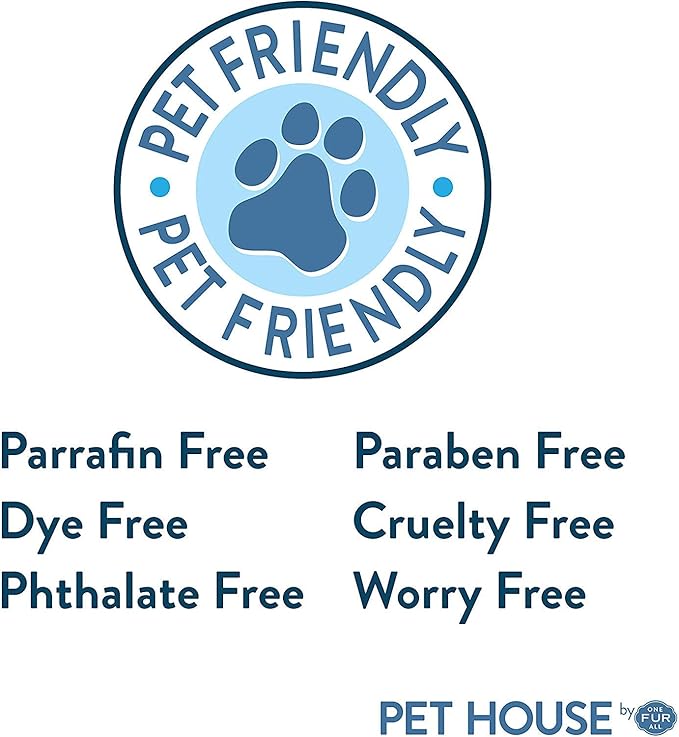 One Fur All Pet Lovers Candle - Ocean Breeze - Pet Odor Eliminator - Non-Toxic - Eco-Friendly