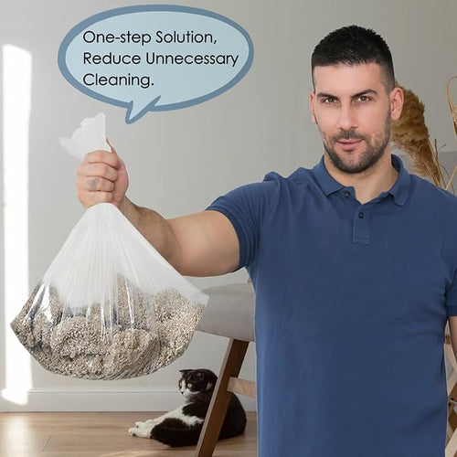 30 Count Cat Litter Box Bags Liners Compatible with Petsafe Self-Cleaning Cat Litter Box,Easy Clean & Replaceable Waste Bag