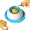 Upgraded Dog Lick Bowl, Dog Cat Enrichment Toys, Interactive Slow Feeder & Anxiety Relief Treat Dispenser with Non-Slip Base for Puppy Kitten Mental Stimulation. (Blue-1PCS)