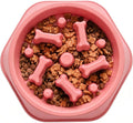 Slow Feeder Dog Bowls Anti Gulping Reduces Gastric Burden Prevents Bloat and Digestive Issues Safe Durable Material Easy to Clean Puppy Slow Feeder Bowl for Healthy Eating Excess Energy Management