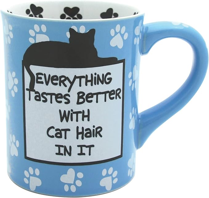 Our Name is Mud “Cat Hair” Stoneware Mug, 16 oz.